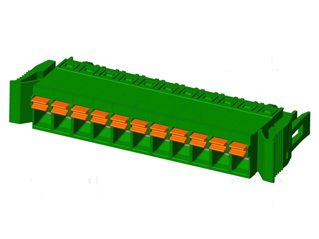 Connector: ontkoppelbare terminal strip; stekker; vrouwelijk Connector: ontkoppelbare terminal strip; stekker; vrouwelijk